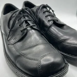 Born men\'s black dress or casual shoes, size 11 Born Casual Dress Oxford Full Grain Leather Plain Toe 11 M  main image 3